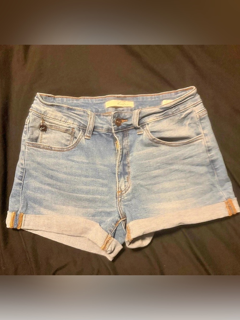 KanCan Women's Denim Jean Shorts Waist 28